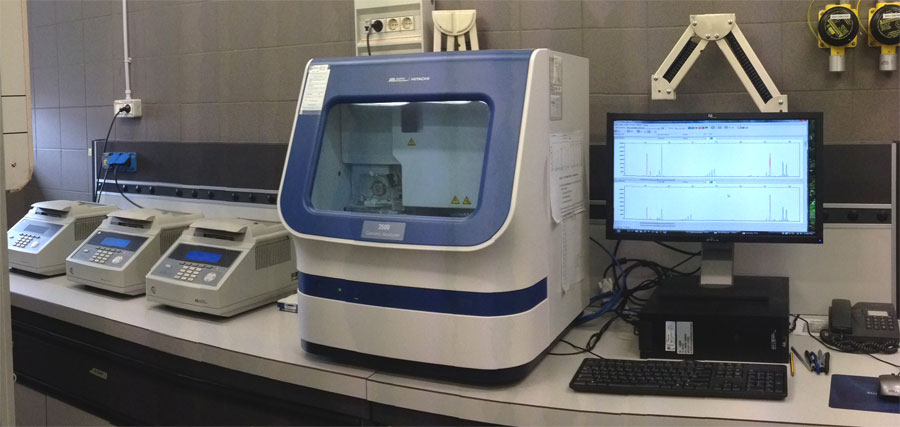 The ABI Sequencer equipment at the IBBR/UOS Florence